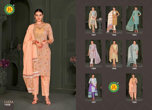 Jt Lizza Ready Made Lawn Cotton Dress Collection